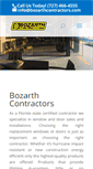 Mobile Screenshot of bozarthcontractors.com